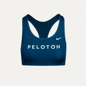 Peloton X Nike Swoosh Bra (Blue)